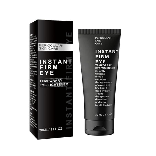 Instant Temporary Eye Tightener : Instant eye cream Reduces UnderEye Bags, Dark Circles & Puffiness, Anti Aging Fine Lines, Firm That Delicate Skin Under Your Eyes 1 oz tube